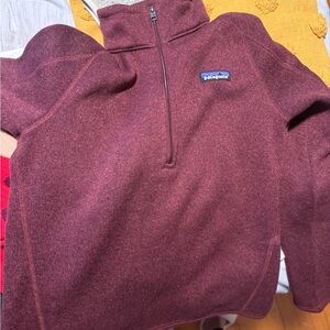 Patagonia Gray Quarter-Zip Sweatshirt